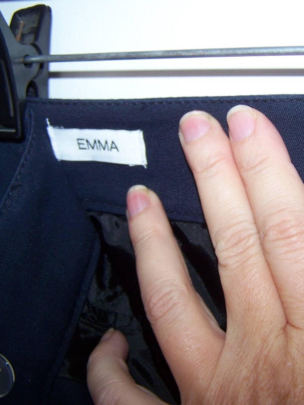 Liz Claiborne Emma Mid Rise Slim Fit Pant Sz 10 - Picture 7 of 8